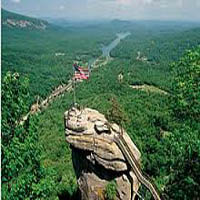 Chimney Rock Park Sightseeing in North carolina